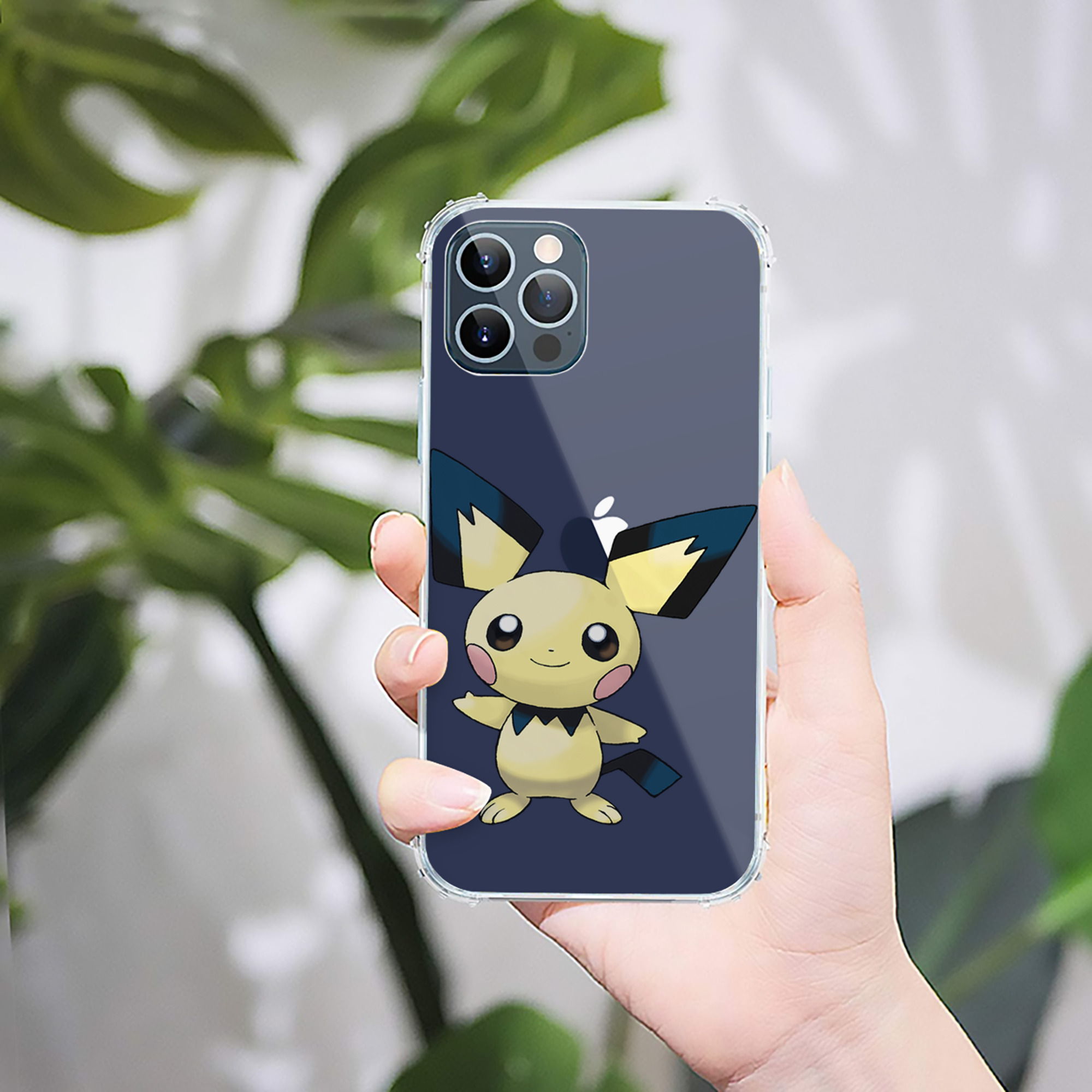 （画像用） ポケットモンスター Pokémon 【iPhone 12シリーズ対応】透明スマホケース（クリアソフトケース）